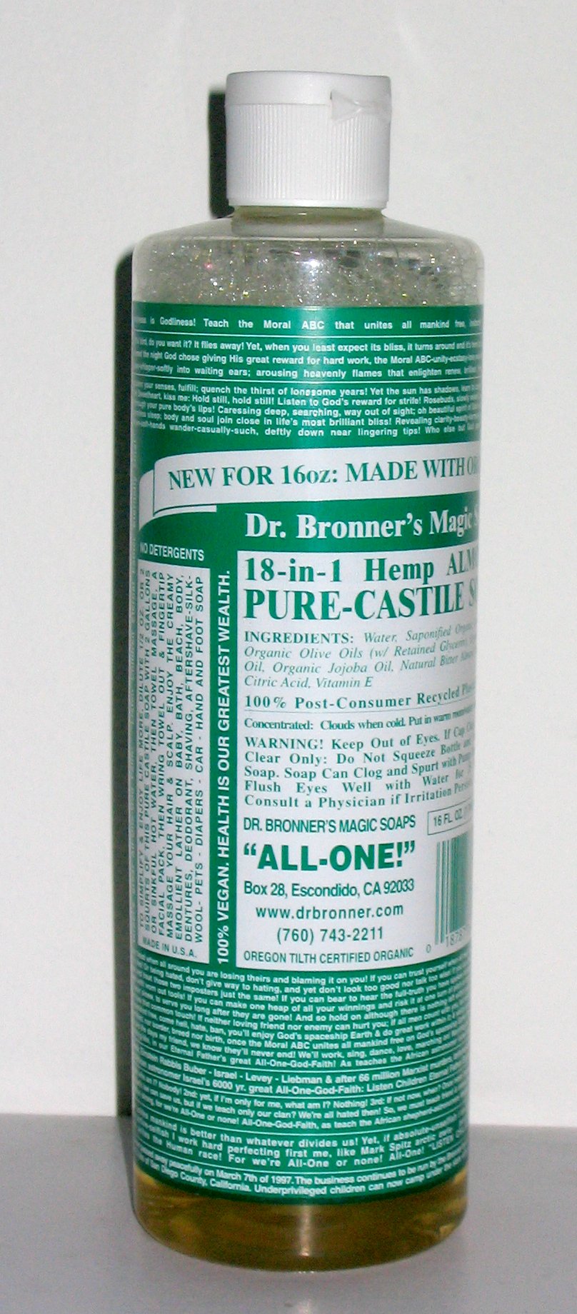 Dr Bronner's Castile Soap Side Effects